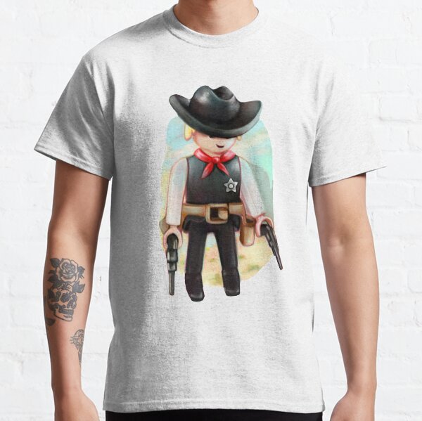 Sheriff Playmobil Camiseta clásica