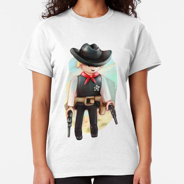 Sheriff Playmobil Camiseta clásica