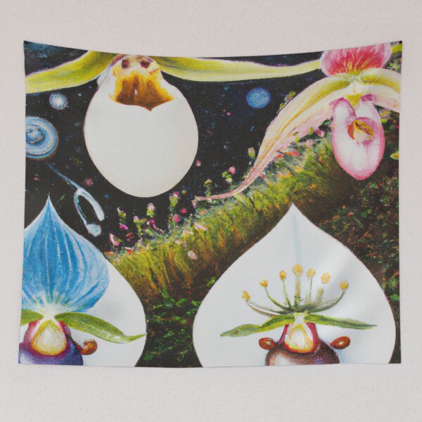Item preview, Breathtakingly Beautiful: Lady's Slipper Flower Illustration designed and sold by jackbermess.