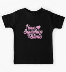 I Love Squishies and Slime Kids Tee