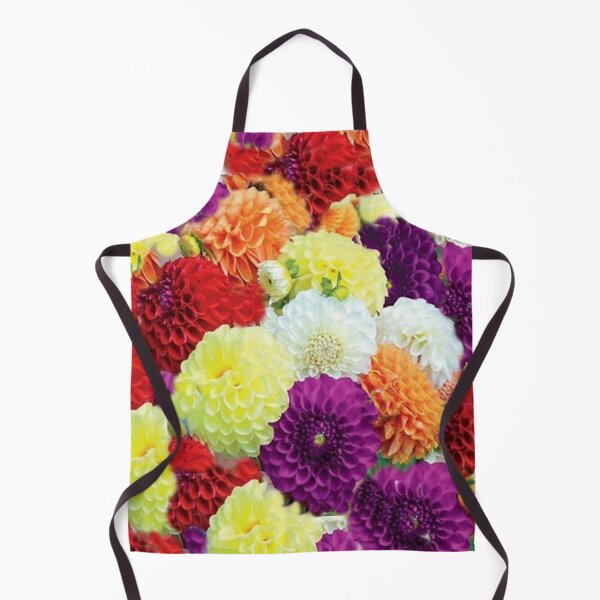 Item preview, COLORFUL DAHLIA GARDEN FLOWER PATTERNS ART designed and sold by sharlesart.