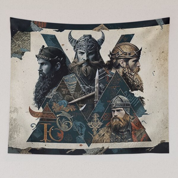 Item preview, Viking Tribe Collage designed and sold by Odd World.