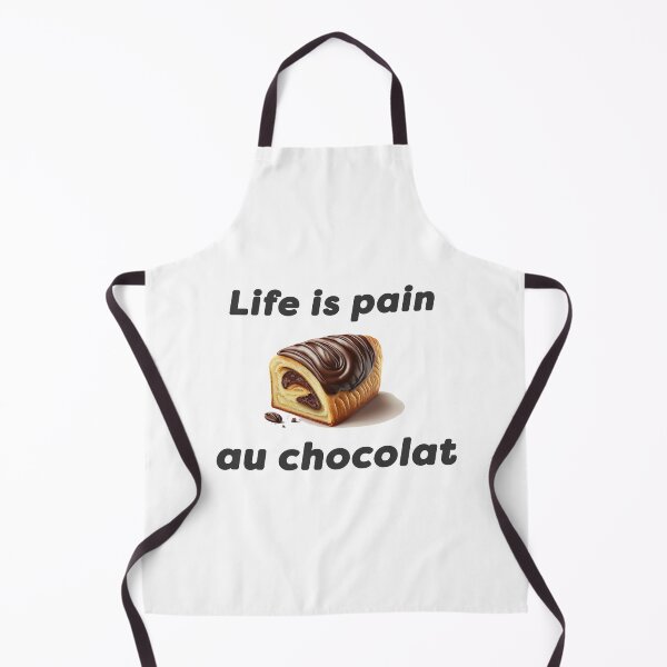 Item preview, Life is Pain Au Chocolat Illustration designed and sold by unrealartwork.