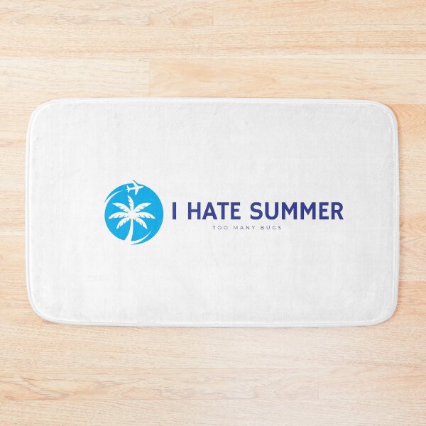 Item preview, I hate summer too many bugs funny ironic design designed and sold by RetroDesignsNW.