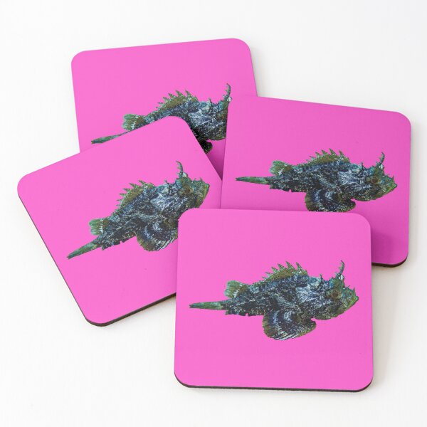 Item preview, Pink Pop art style Scorpionfish designed and sold by Czechmrmaidwrld.