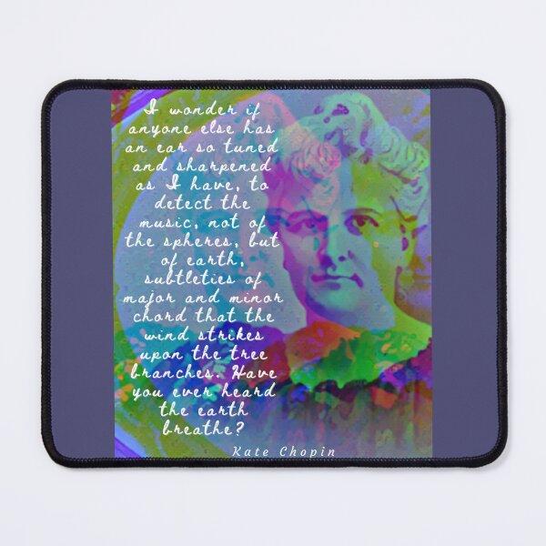 Item preview,  Kate chopin portrait and quote: designed and sold by artbleed.