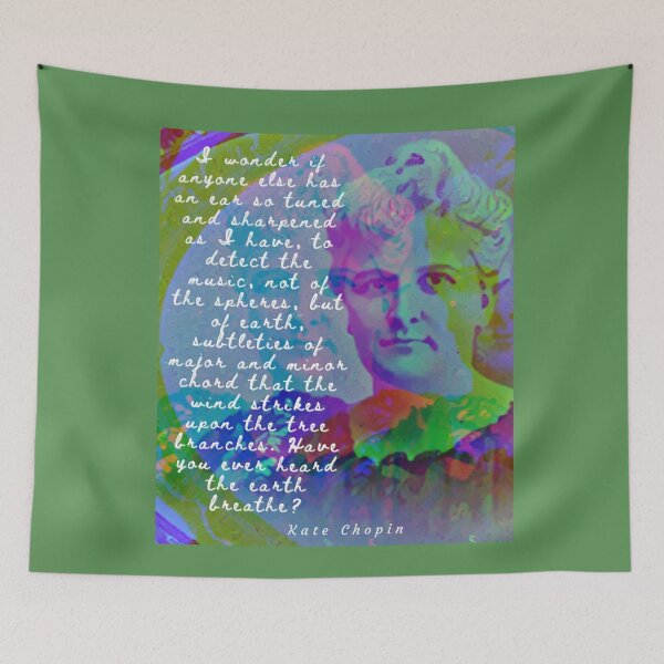 Item preview,  Kate chopin portrait and quote: designed and sold by artbleed.