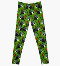 Too Many Birds! - Hahn's Macaw Leggings