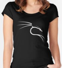 Kali Linux t shirt - great gift for Linux lover, system admin Women's Fitted Scoop T-Shirt