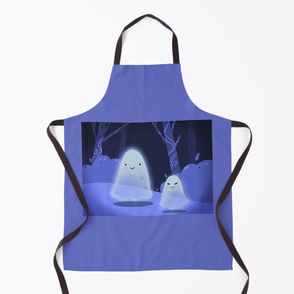 Item preview, two ghosts in the forest at night designed and sold by Kroshkacahes.