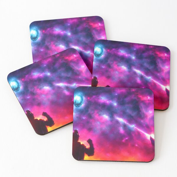 Item preview, Synthwave Space Hero designed and sold by nracmo.