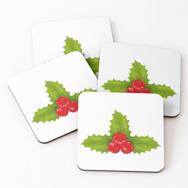 Item preview, Holly berries and leaves. designed and sold by Mallva.