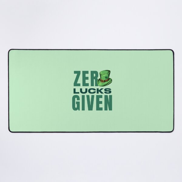 Item preview, ZERO LUCKS GIVEN - st patricks day designed and sold by POPCulturejb.