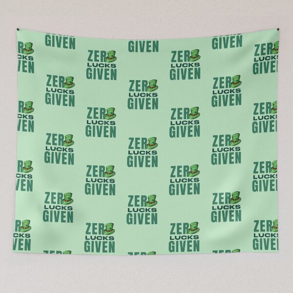 Item preview, ZERO LUCKS GIVEN - st patricks day designed and sold by POPCulturejb.