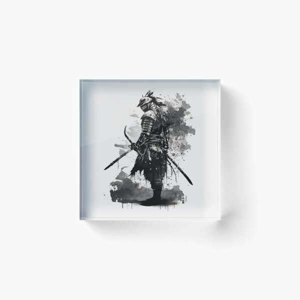Item preview, japanes samurai black ink style designed and sold by nour ⭐⭐⭐⭐ ⭐.
