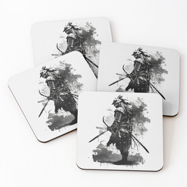 Item preview, japanes samurai black ink style designed and sold by nour ⭐⭐⭐⭐ ⭐.