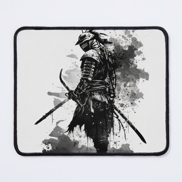 Item preview, japanes samurai black ink style designed and sold by nour ⭐⭐⭐⭐ ⭐.