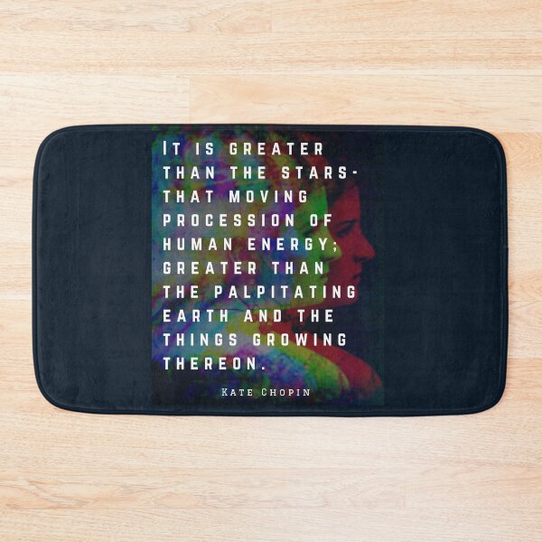 Item preview, Kate chopin portrait and quote: It is greater than the stars... designed and sold by artbleed.