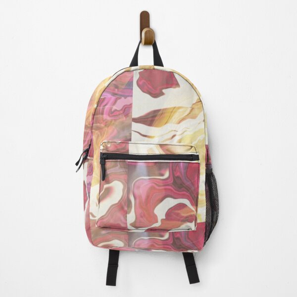 Item preview, Pink Gold Warped Abstract Design | Abstract Liquid Art | Abstract Marbled Art designed and sold by Mitch616Art.