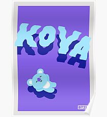 Póster BT21 Koya