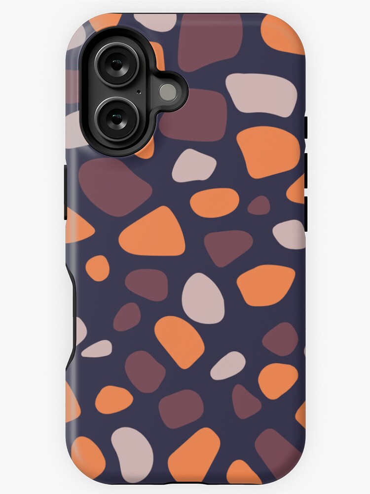 Thumbnail 1 von 4, iPhone-Hülle, Terrazzo Orange designt und verkauft von sionia-art.