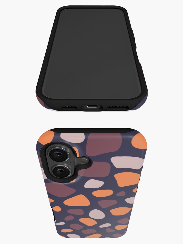 Thumbnail 3 von 4, iPhone-Hülle, Terrazzo Orange designt und verkauft von sionia-art.