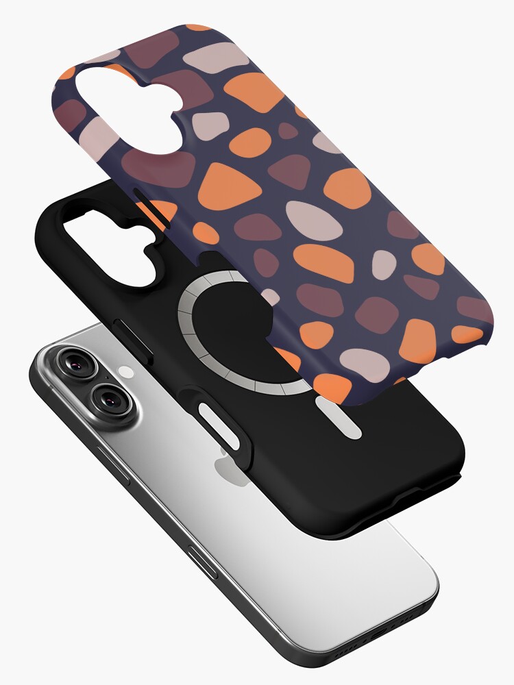 Thumbnail 2 von 4, iPhone-Hülle, Terrazzo Orange designt und verkauft von sionia-art.