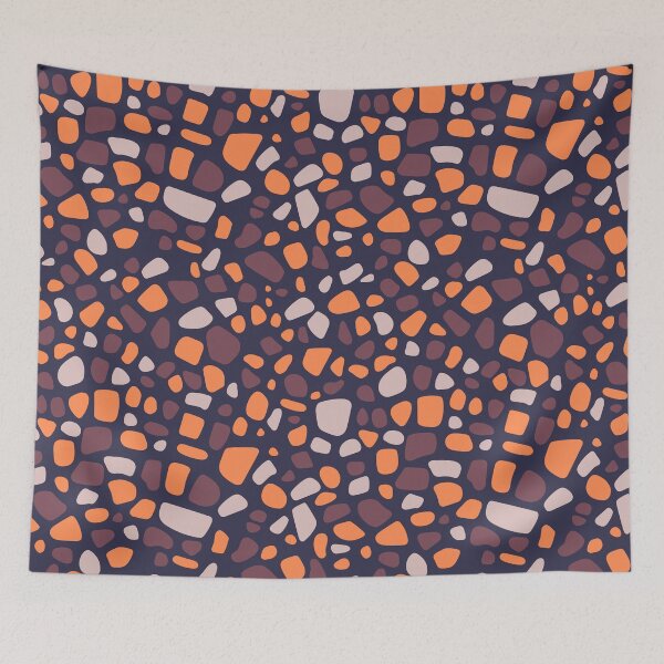 Item preview, Terrazzo Pattern Orange designed and sold by sionia-art.