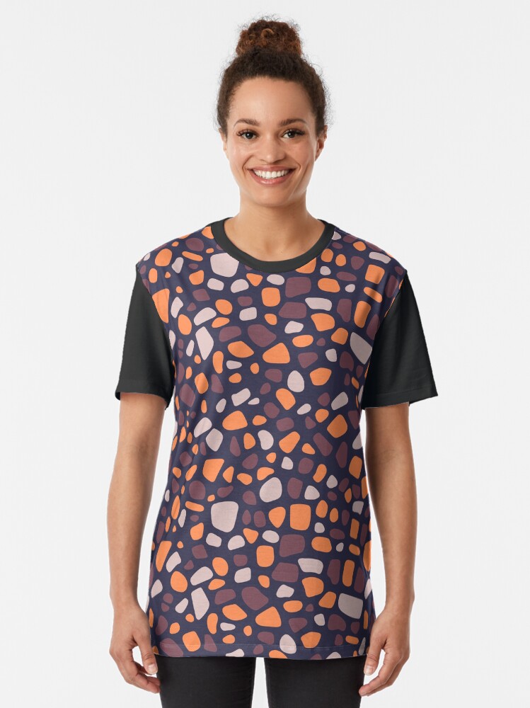 Thumbnail 2 von 5, Grafik T-Shirt, Terrazzo Orange designt und verkauft von sionia-art.