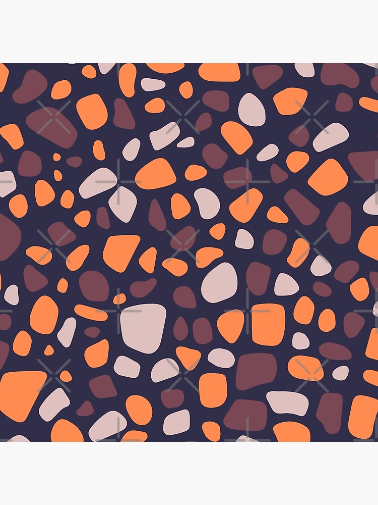 Thumbnail 4 von 4, Kissen, Terrazzo Orange designt und verkauft von sionia-art.