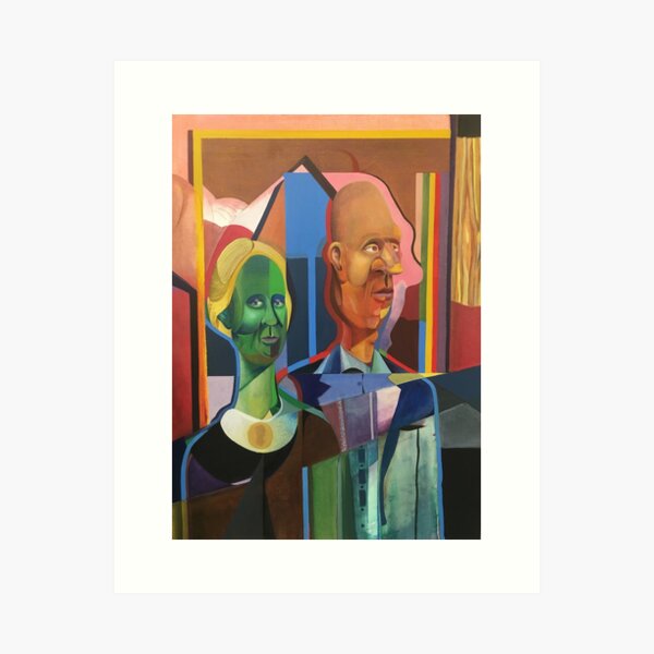 American Pop Gothic Art Print