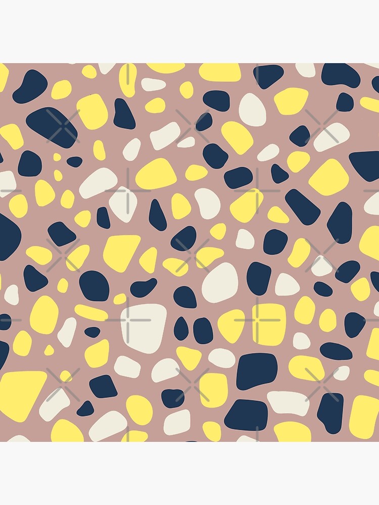 Thumbnail 4 von 4, Kissen, Terrazzo Gelb designt und verkauft von sionia-art.