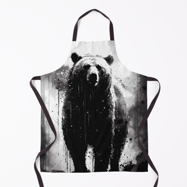 Item preview, Grizzly Bear Ink Portrait designed and sold by TortillaChief.