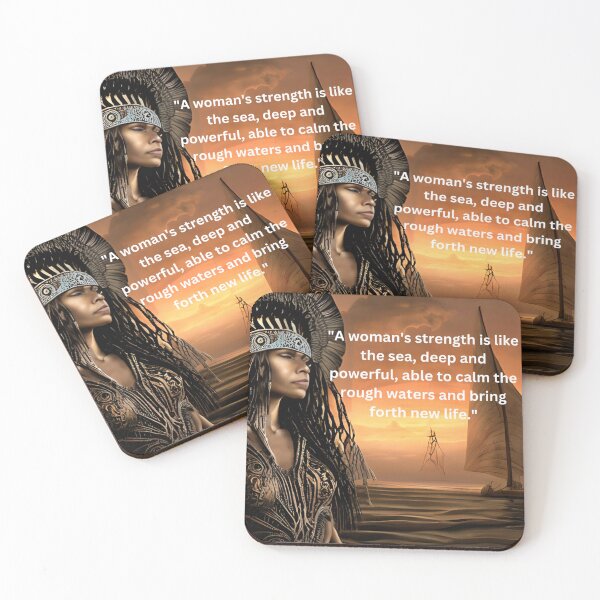 Item preview, "A woman's strength is like the sea" designed and sold by PHILLIE717.