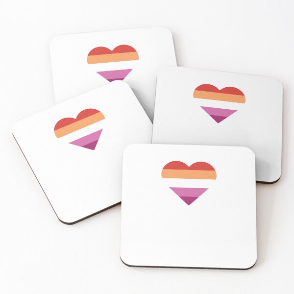 Item preview, Lesbian Heart Flag LGTBQ+  designed and sold by TheFelWorks.