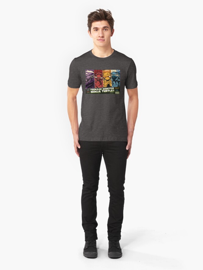 Alternate view of Teenage Monster Ninja Turtles Slim Fit T-Shirt