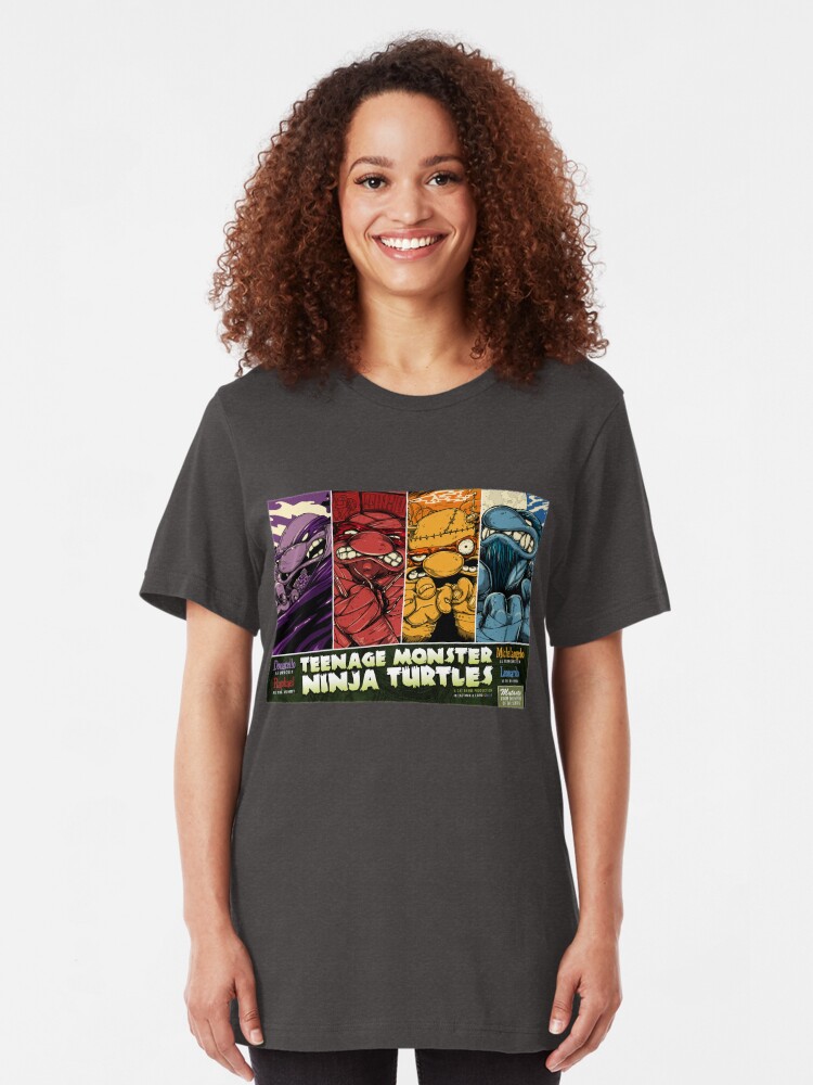 Alternate view of Teenage Monster Ninja Turtles Slim Fit T-Shirt