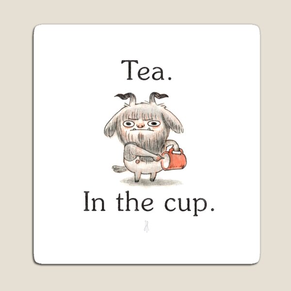 A Teacup of Krampus. Magnet