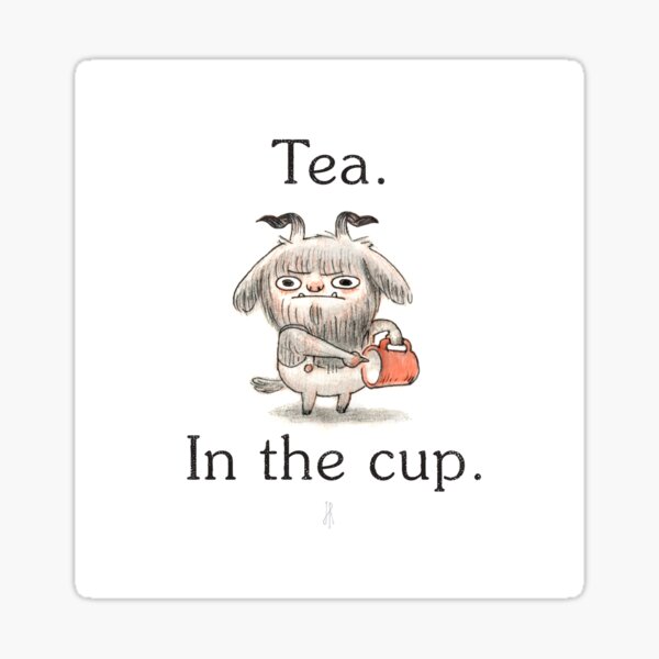Item preview, A Teacup of Krampus. designed and sold by joriouxdraws.