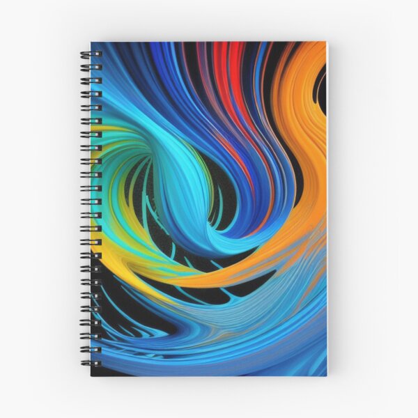Item preview, Olas de agua congelada en colores del arco iris designed and sold by FlowingMovement.