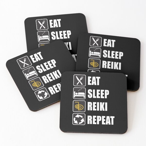 Item preview, Eat Sleep Reiki Repeat designed and sold by CarrieTDesigns.