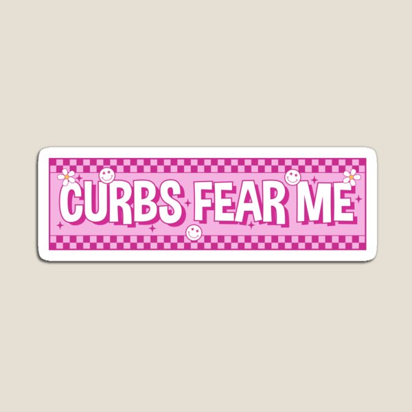 Item preview, Curbs Fear Me Car Bumper designed and sold by Fleyshop.