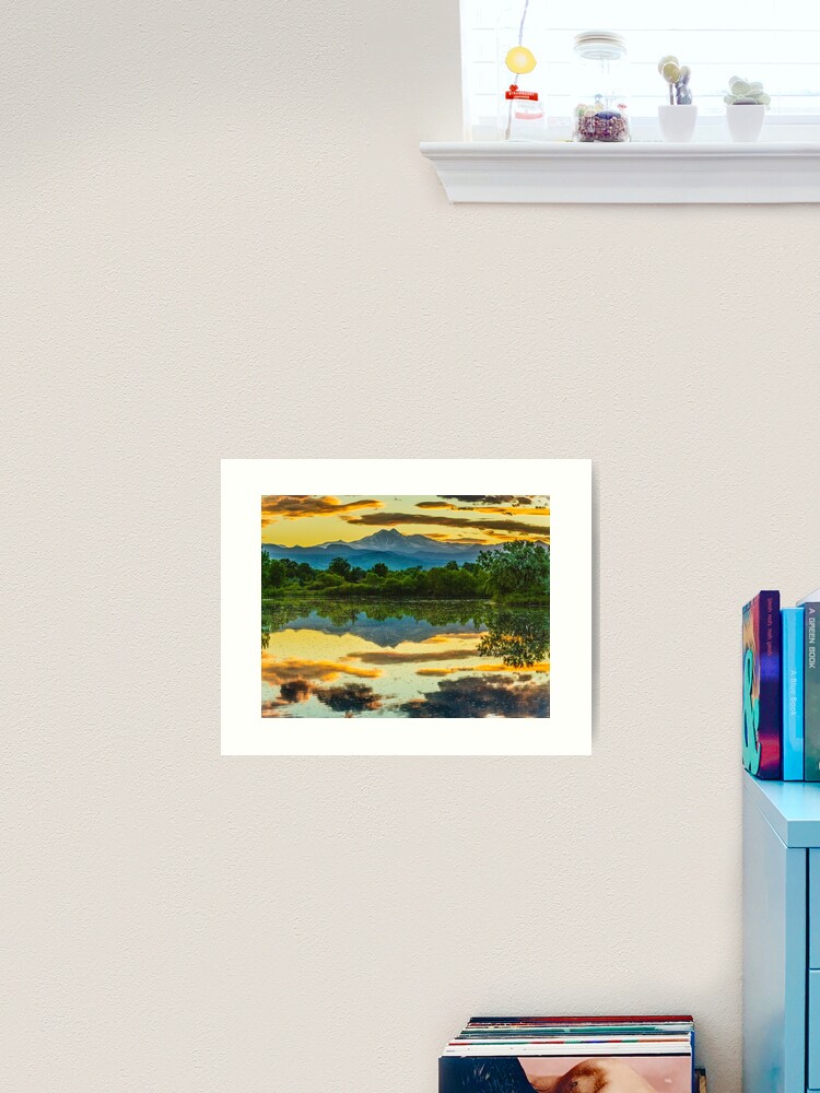 Thumbnail 2 of 3, Art Print, Golden Ponds Reflections designed and sold by nikongreg.