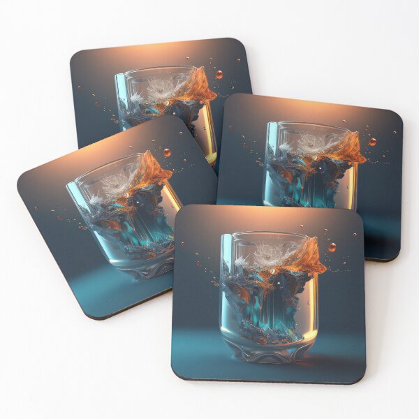 Item preview, a futuristic glass of water in the year of expenential 2.p designed and sold by CosmicArtifact.