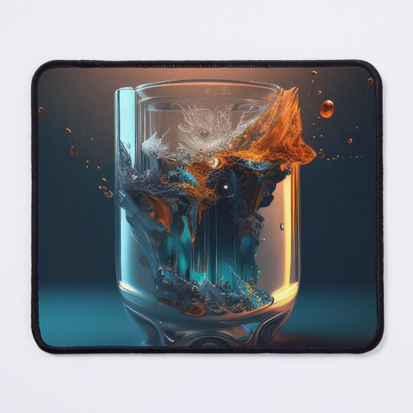 Item preview, a futuristic glass of water in the year of expenential 2.p designed and sold by CosmicArtifact.