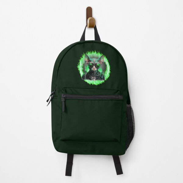 Item preview, Cyberpunk Sphynx Cat St Patrick's Day designed and sold by SimplyCosmic11.