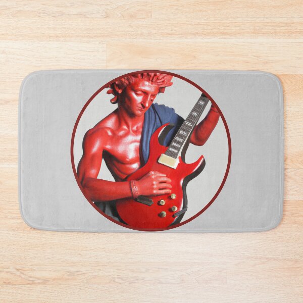 Item preview, a renaissance sculpture playing a red electric guitar designed and sold by ramazis.