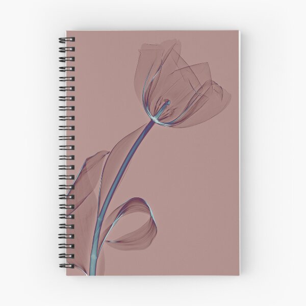 Item preview, Flower in brown and blue, tulip designed and sold by Lanuma.