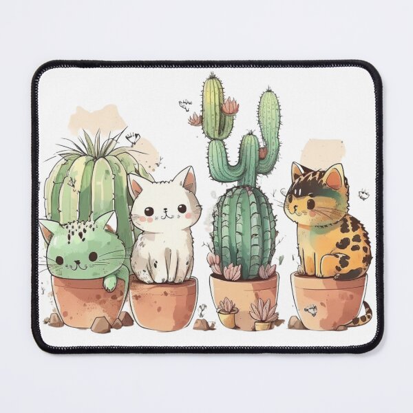 Item preview, Cacti Cats designed and sold by simplecraftstudio.