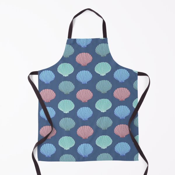 Item preview, Shell Pattern with green, blue and orange shells designed and sold by Lindsay Marie Patterns.
